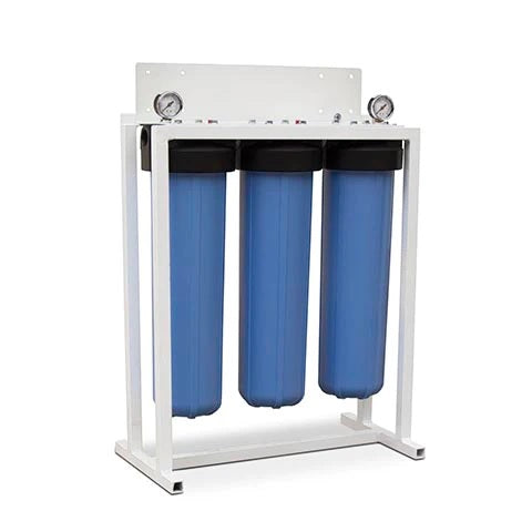 Crystal Quest SMART Big Blue Whole House Water Filter (6-8 GPM | 2-3 People)