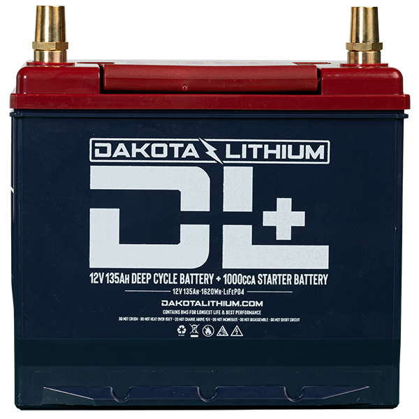 Dakota Lithium DL+ 12V 135AH Dual-Purpose Battery - A Powerful Battery for Every Purpose