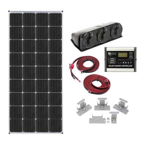 ZAMP OBSIDIAN Portable 170-Watt Complete Solar Panel Kit